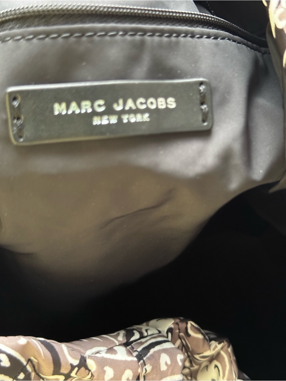 Marc Jacobs Quilted Paisley Brown black Tote Bag - Picture 4 of 6